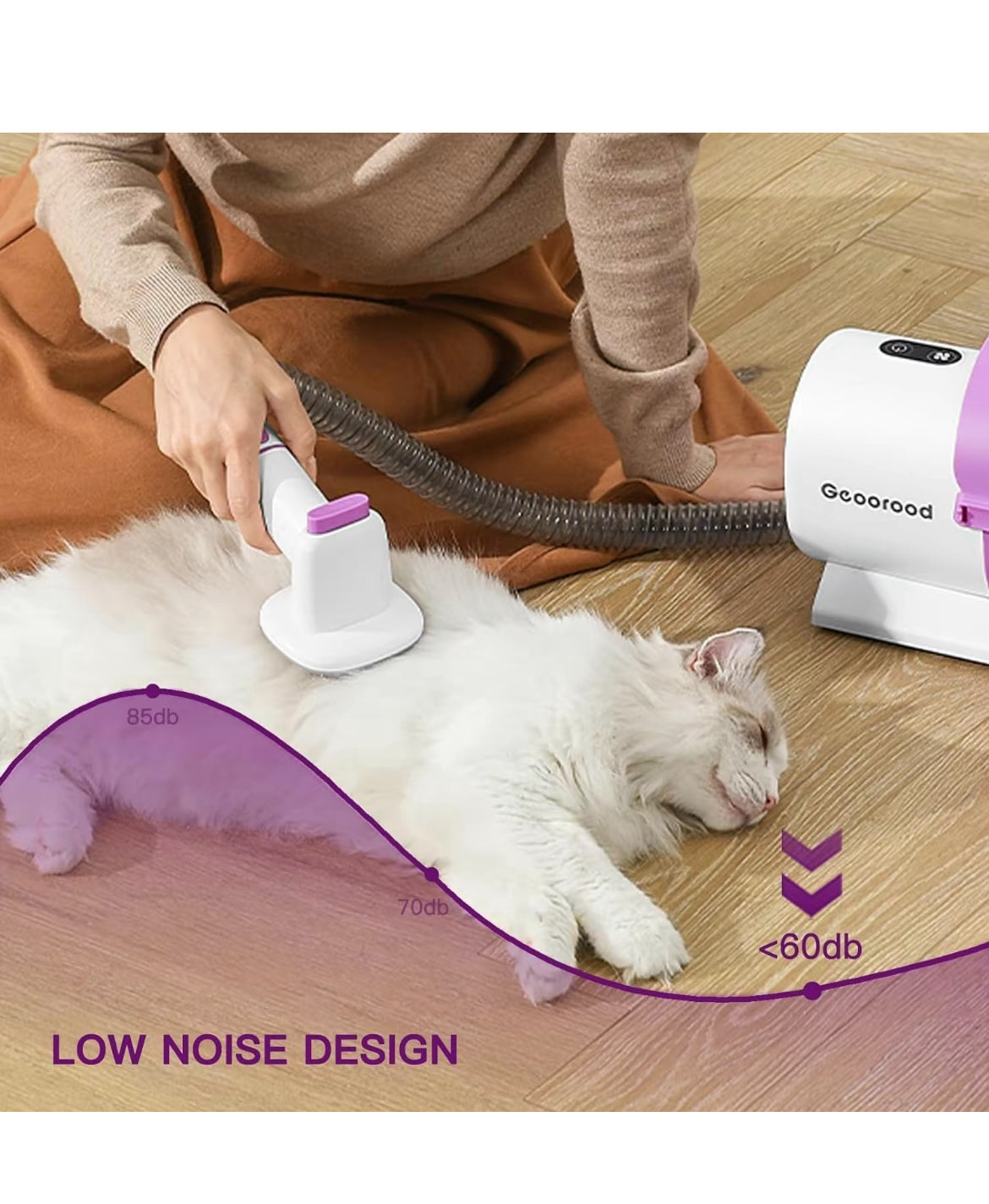 Pet Grooming Vacuum ( Full Kit )