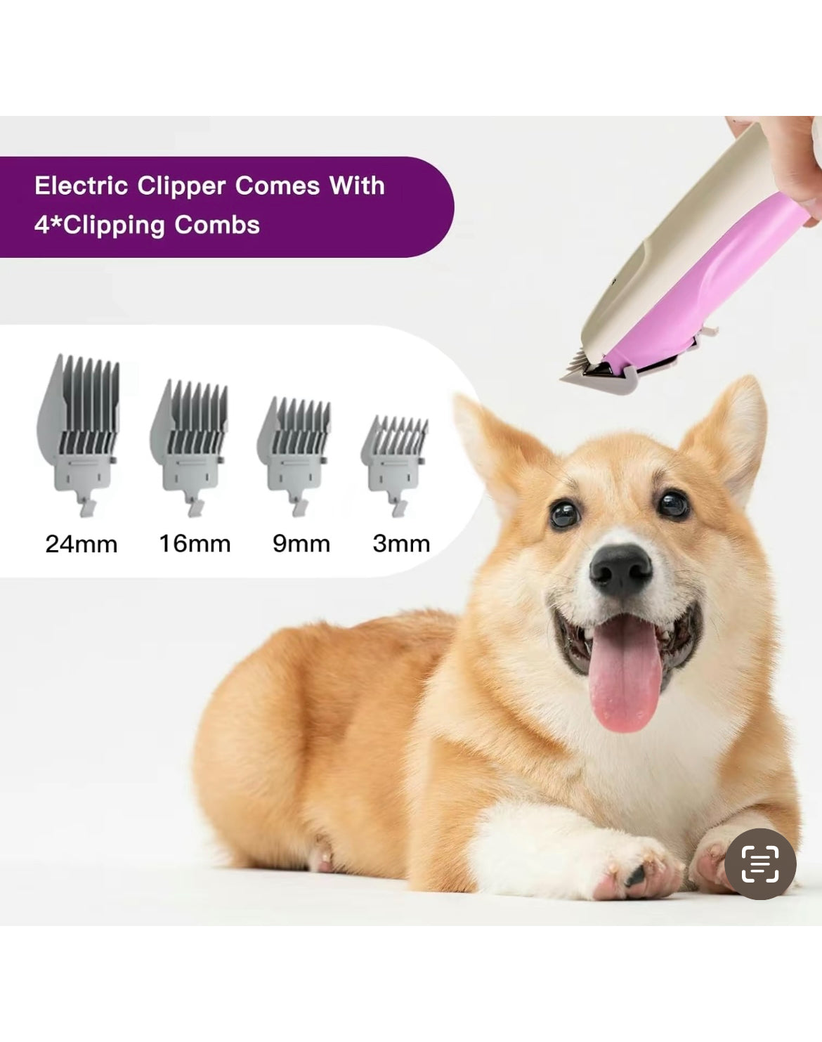 Pet Grooming Vacuum ( Full Kit )