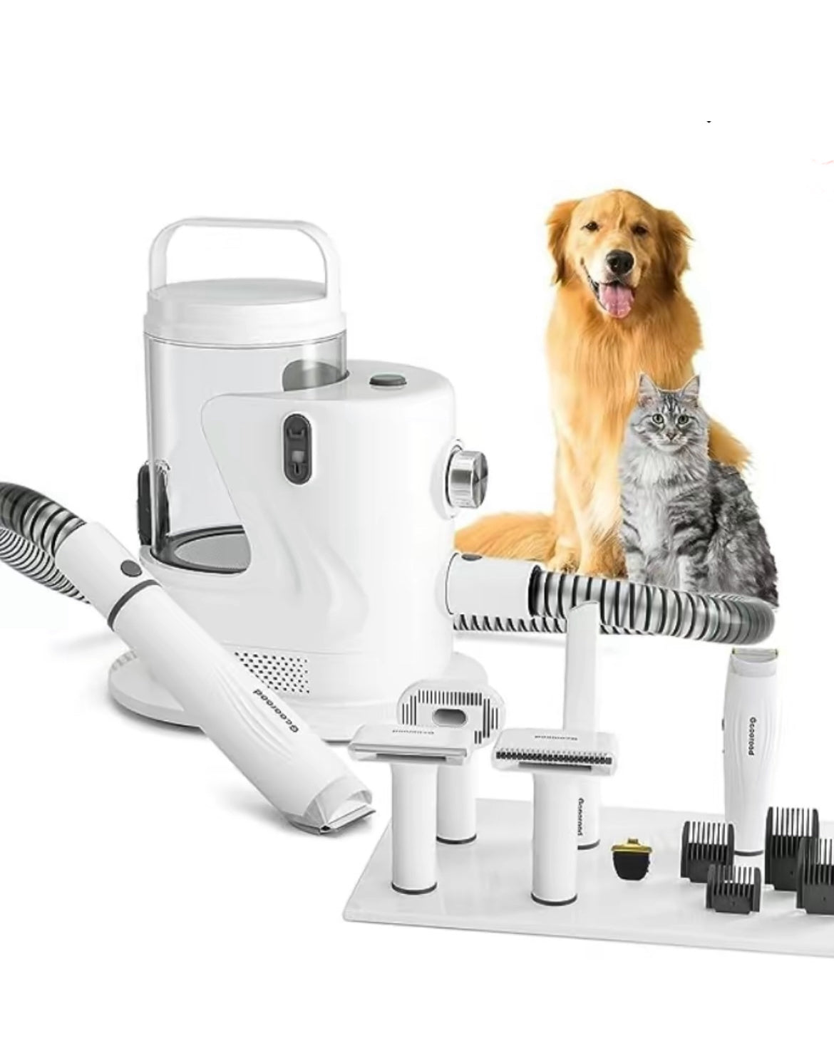 Pet Grooming Vacuum ( Full Kit )