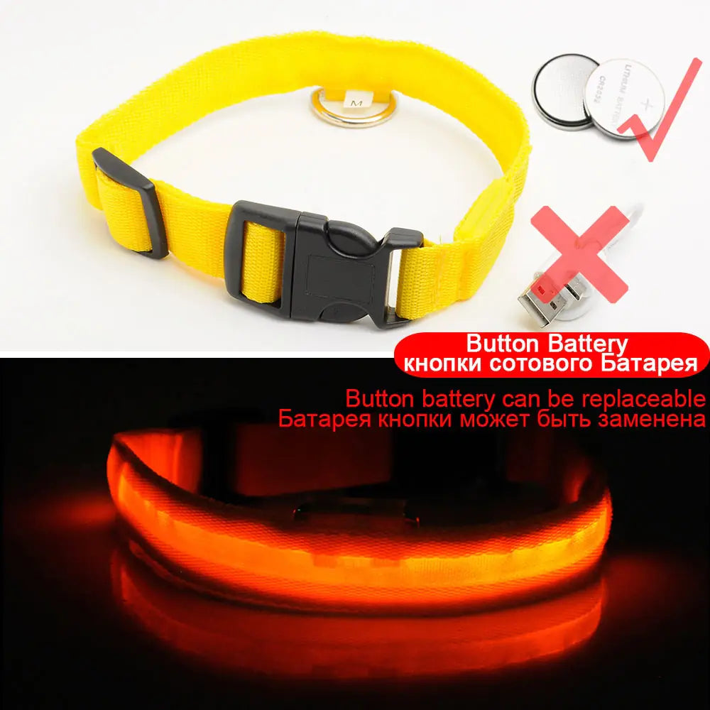 LED Tracking Dog Collar