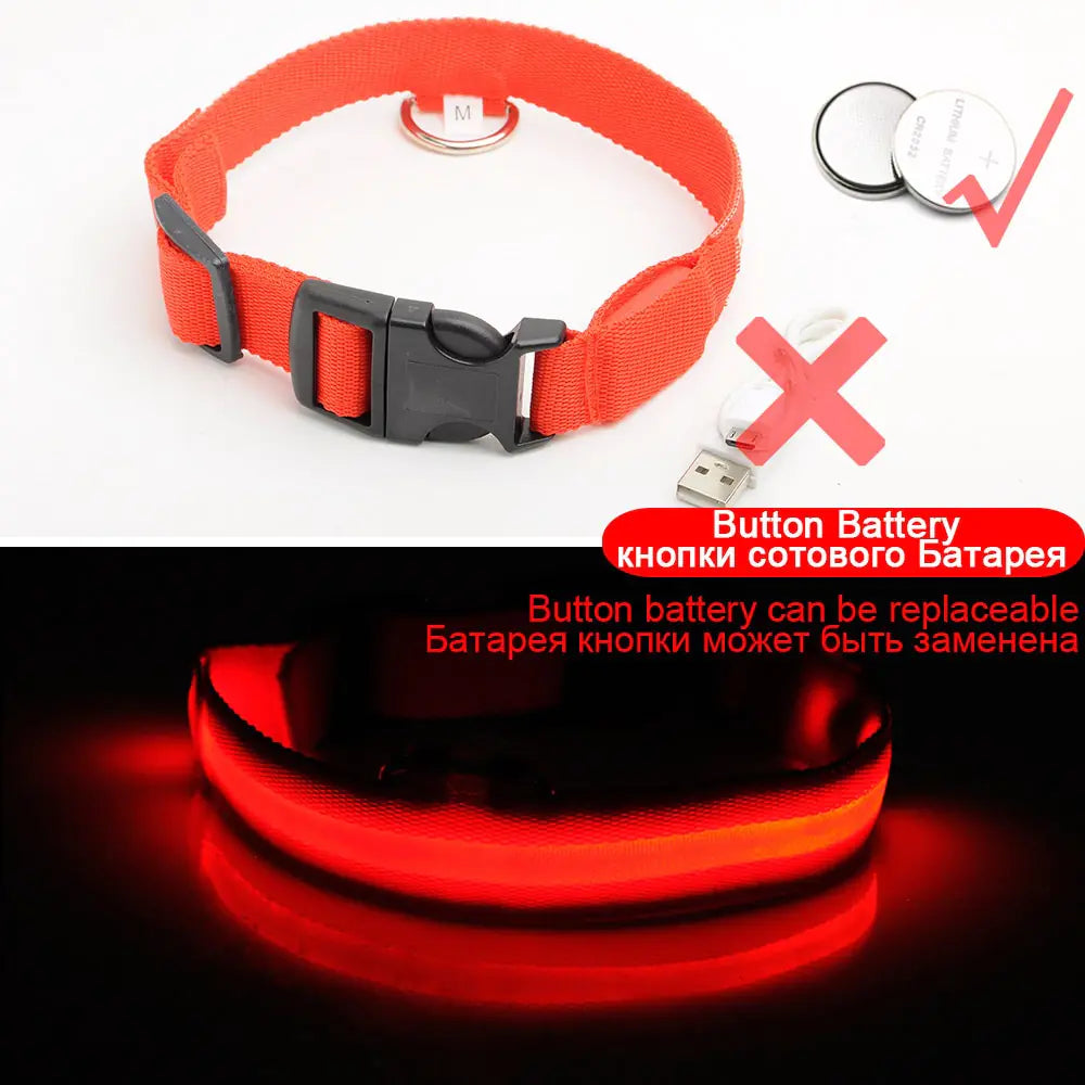 LED Tracking Dog Collar